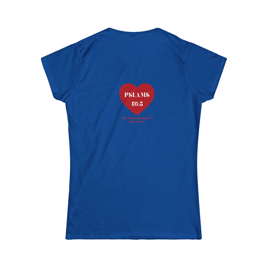 Psalm 46:5 Heart Tee — Christian Scripture Womens T-Shirt