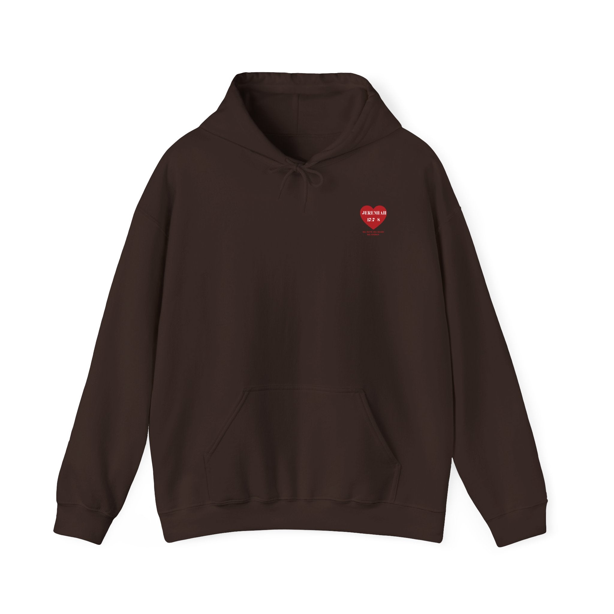 Jeremiah 17:7-8 Heart Hoodie – Christian Faith Inspirational Pullover
