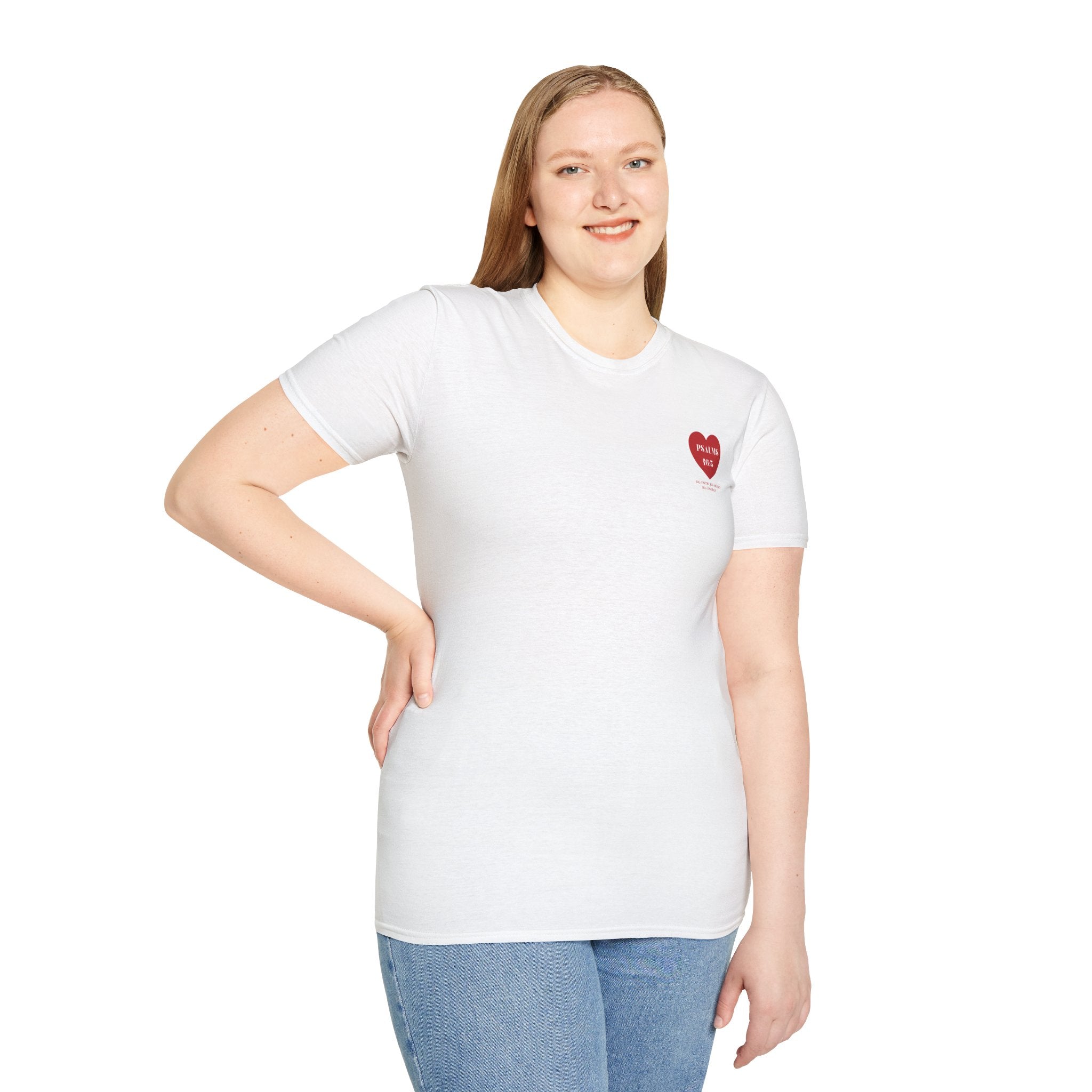 Psalms 46:5 Heart Unisex T-Shirt — Faith-Based Inspirational Christian Tee