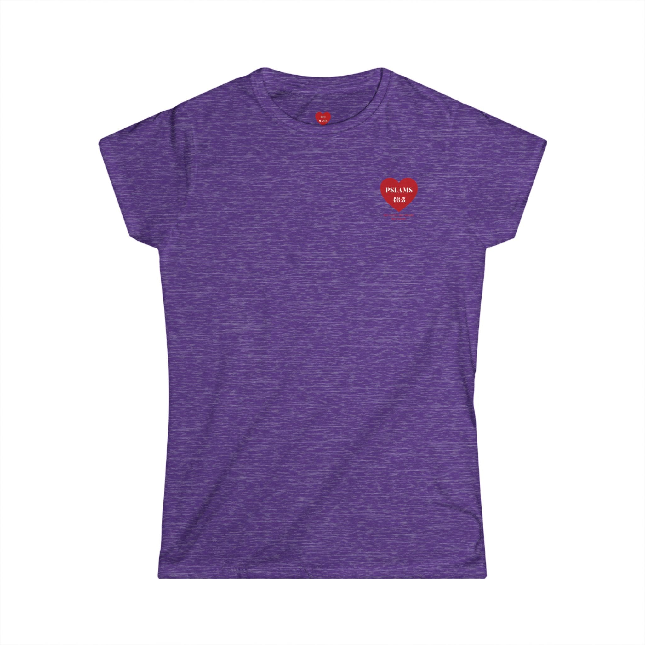 Psalm 46:5 Heart Tee — Christian Scripture Womens T-Shirt