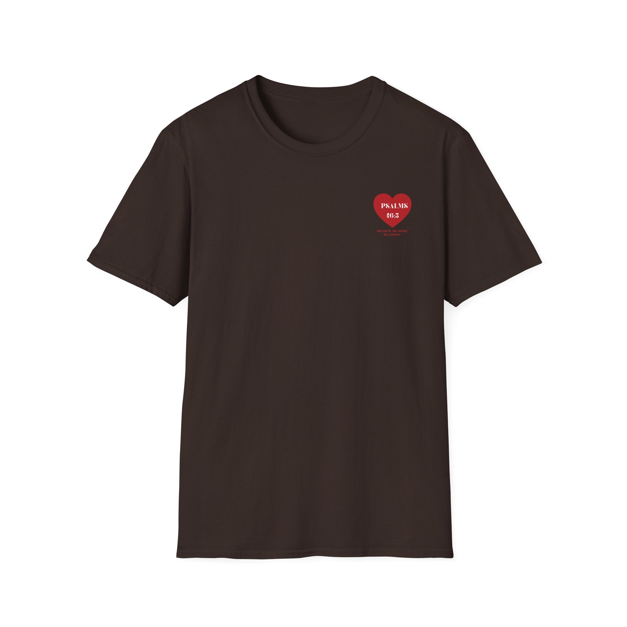 Psalms 46:5 Heart Unisex T-Shirt — Faith-Based Inspirational Christian Tee