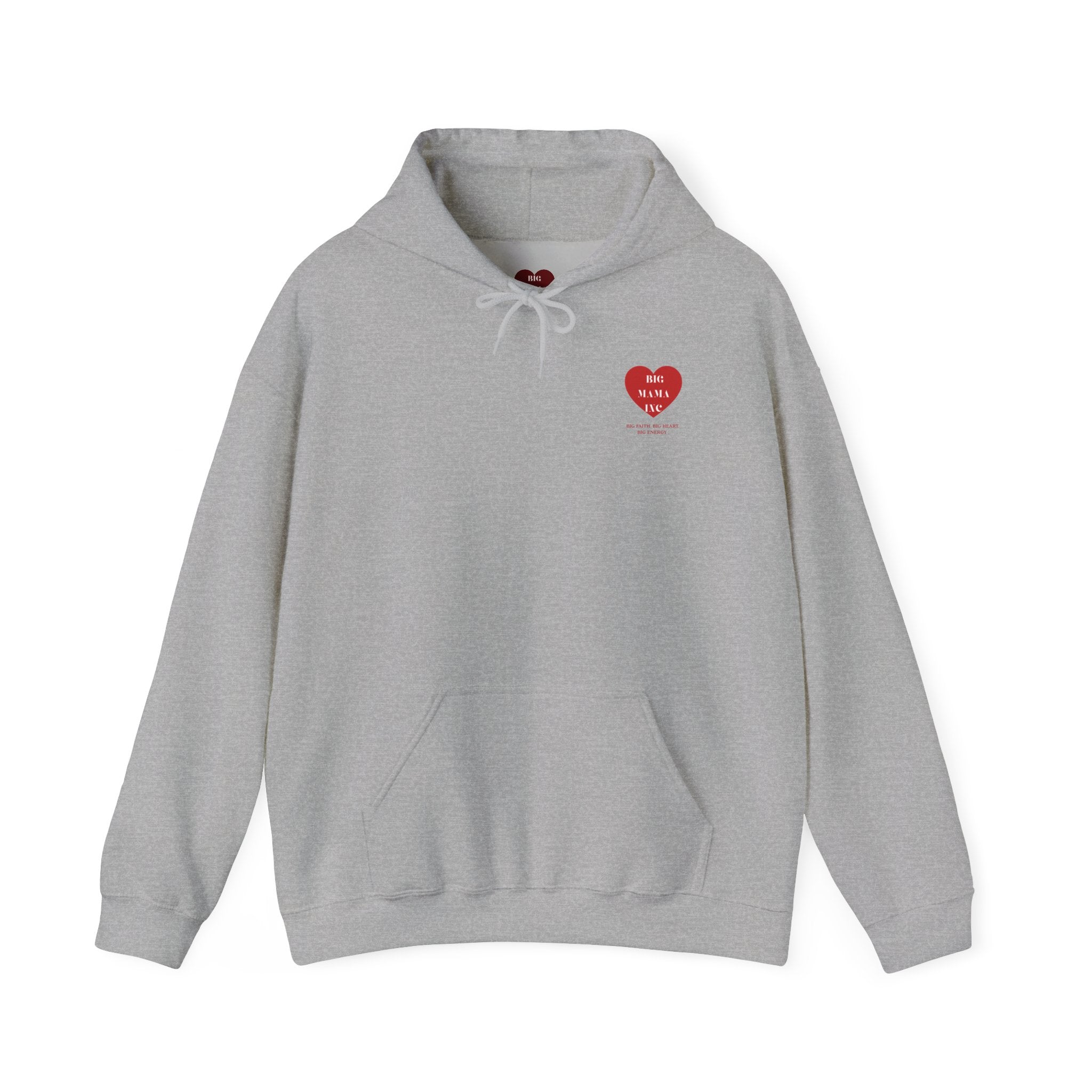Big Mama Love Hooded Sweatshirt – Cozy Unisex Design for Everyday Comfort
