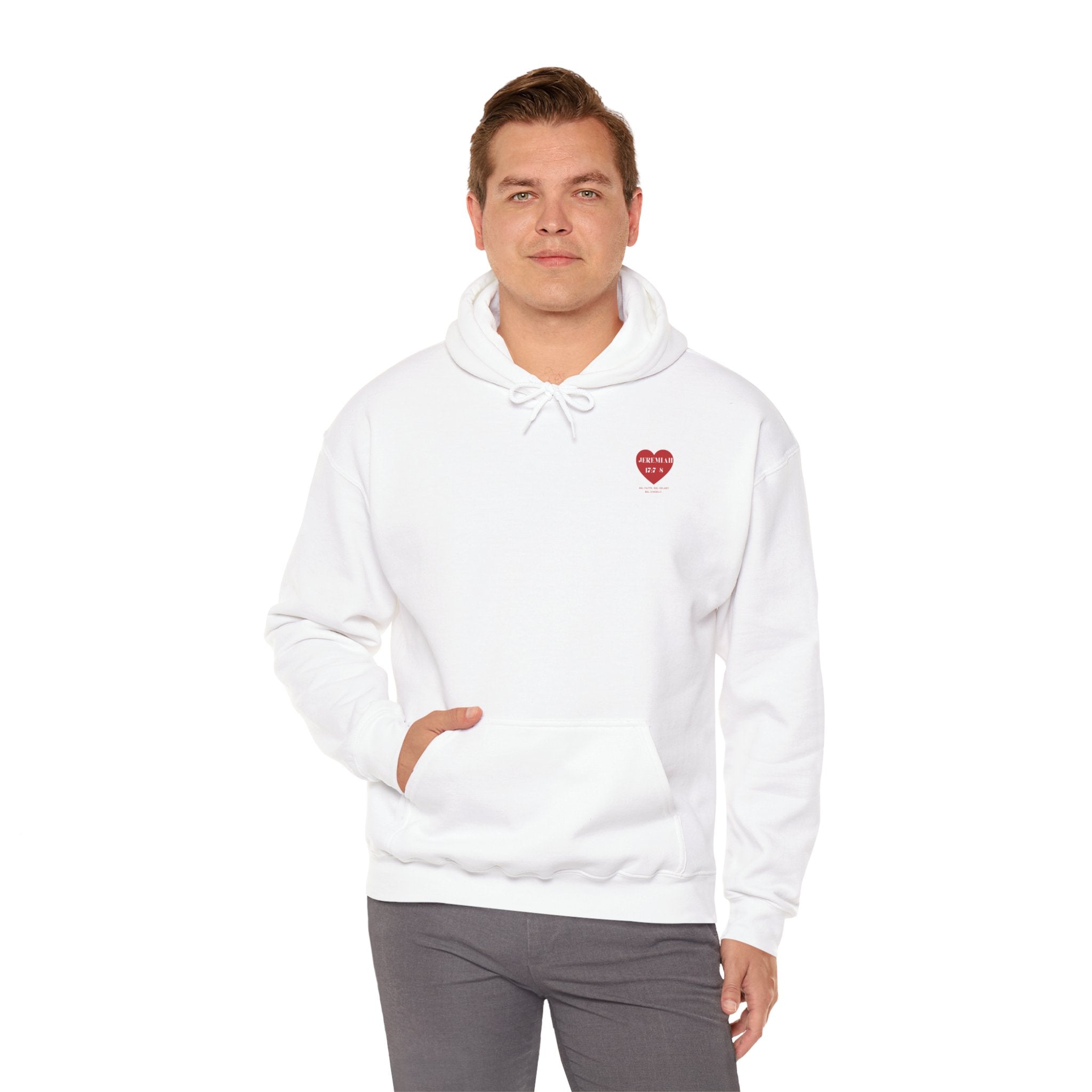 Jeremiah 17:7-8 Heart Hoodie – Christian Faith Inspirational Pullover