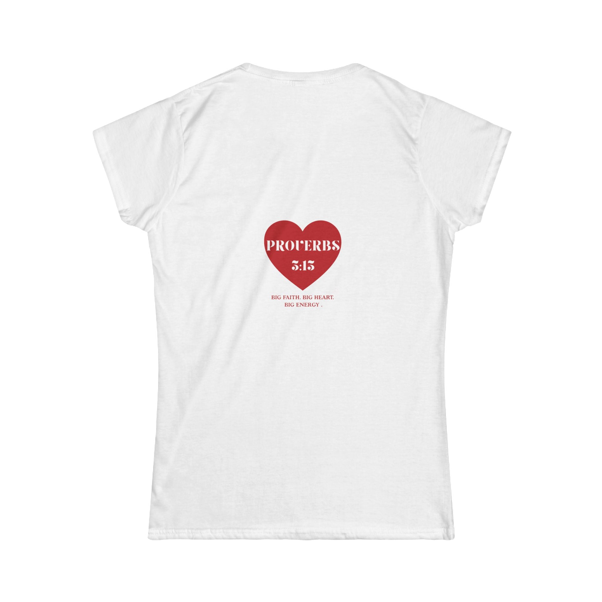Women’s Tee — Heart 'Proverbs 3:15' Faith Graphic