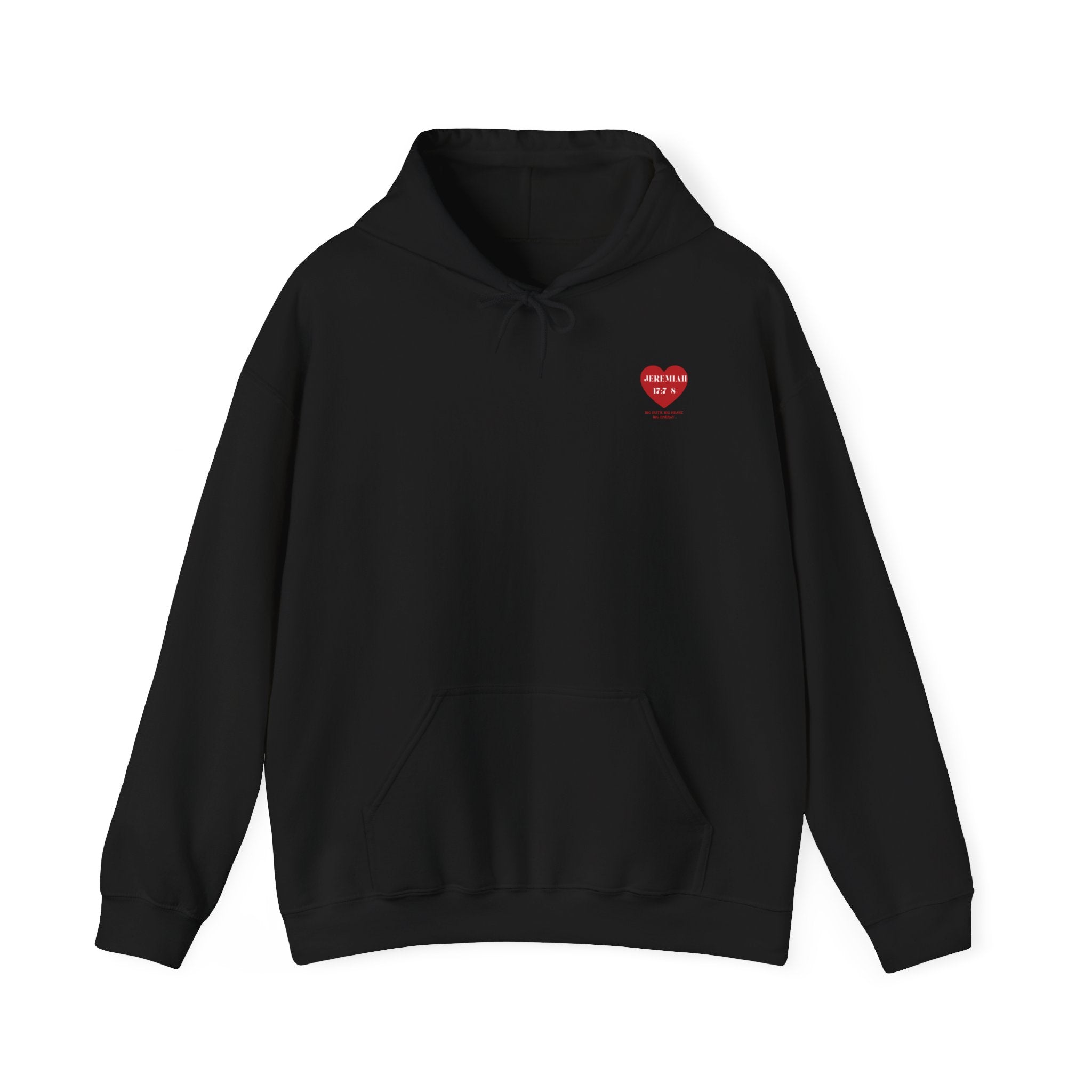 Jeremiah 17:7-8 Heart Hoodie – Christian Faith Inspirational Pullover
