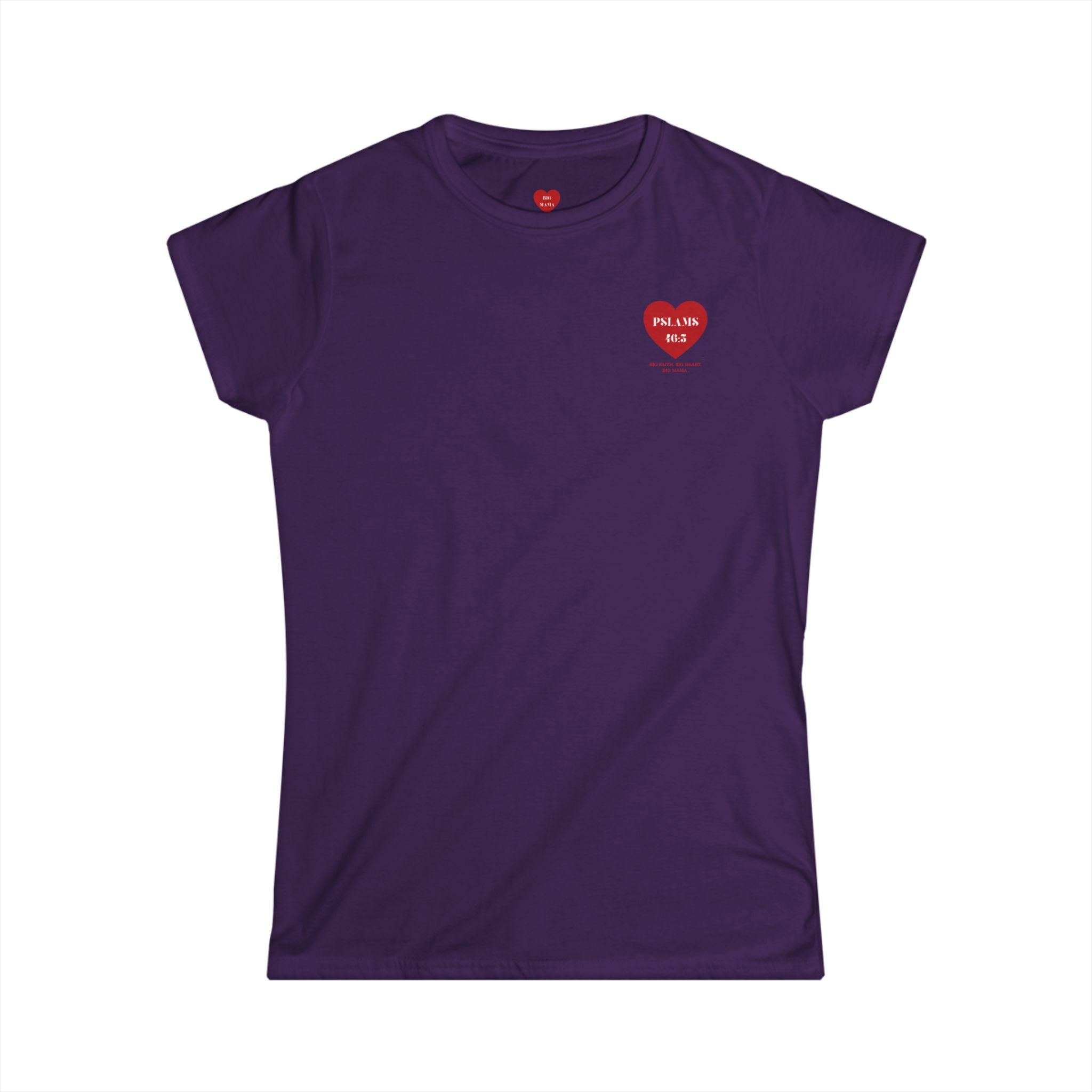 Psalm 46:5 Heart Tee — Christian Scripture Womens T-Shirt