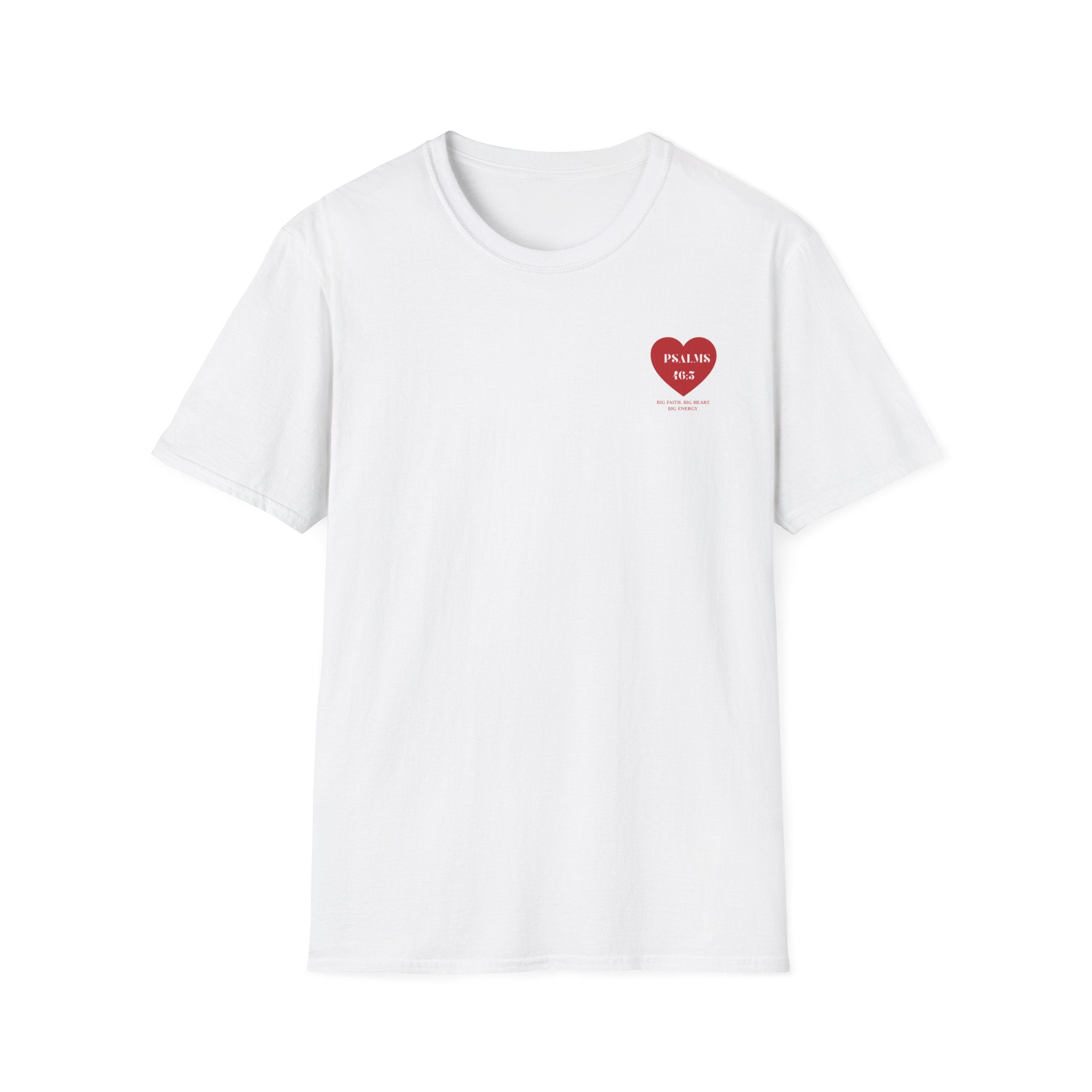 Psalms 46:5 Heart Unisex T-Shirt — Faith-Based Inspirational Christian Tee