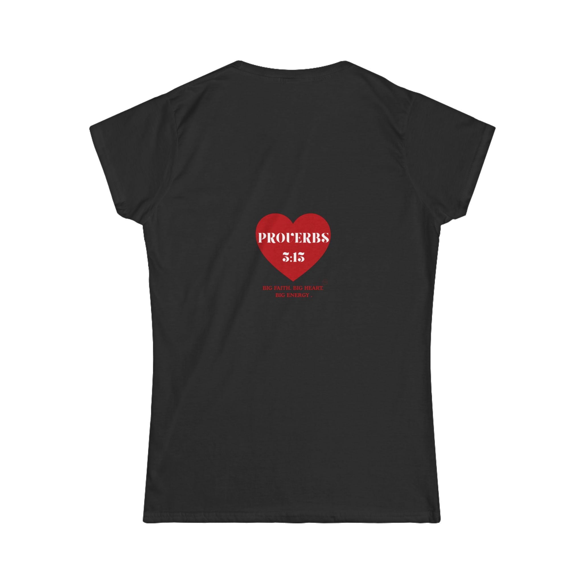 Women’s Tee — Heart 'Proverbs 3:15' Faith Graphic