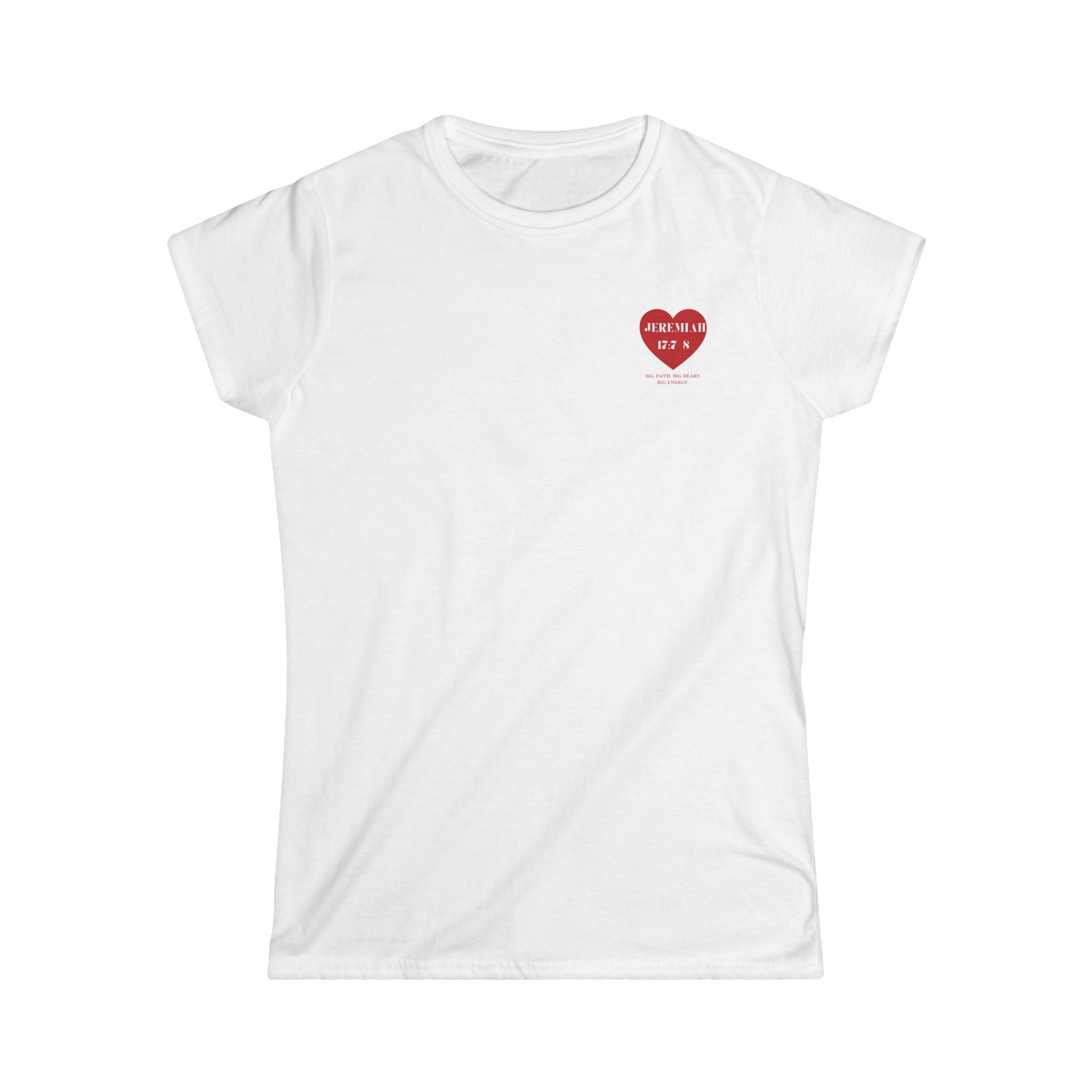 Women's Tee - Jeremiah 17:7-8 Chest Print, Cute Graphic