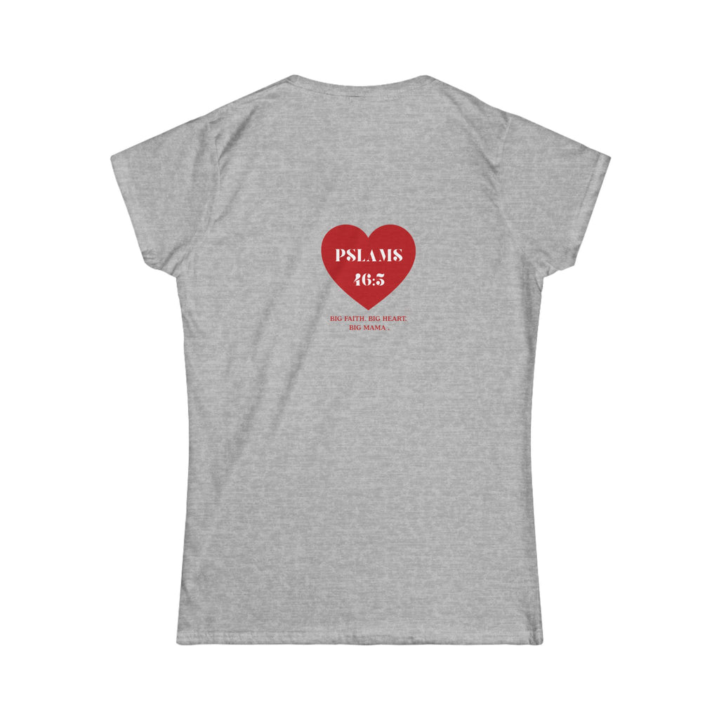 Psalm 46:5 Heart Tee — Christian Scripture Womens T-Shirt