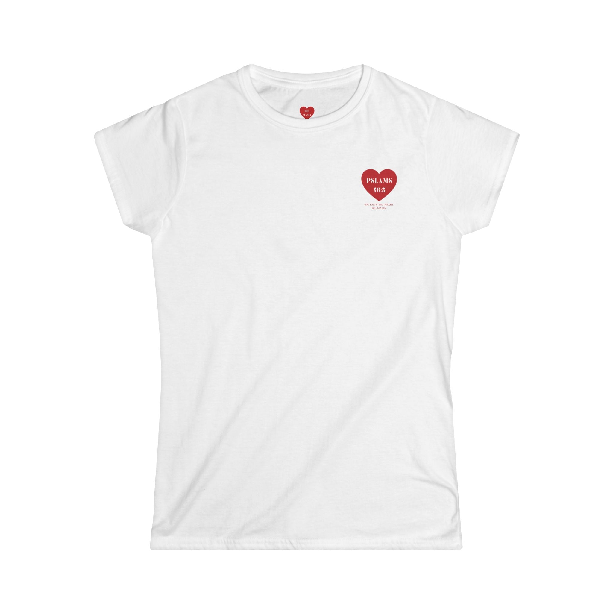 Psalm 46:5 Heart Tee — Christian Scripture Womens T-Shirt