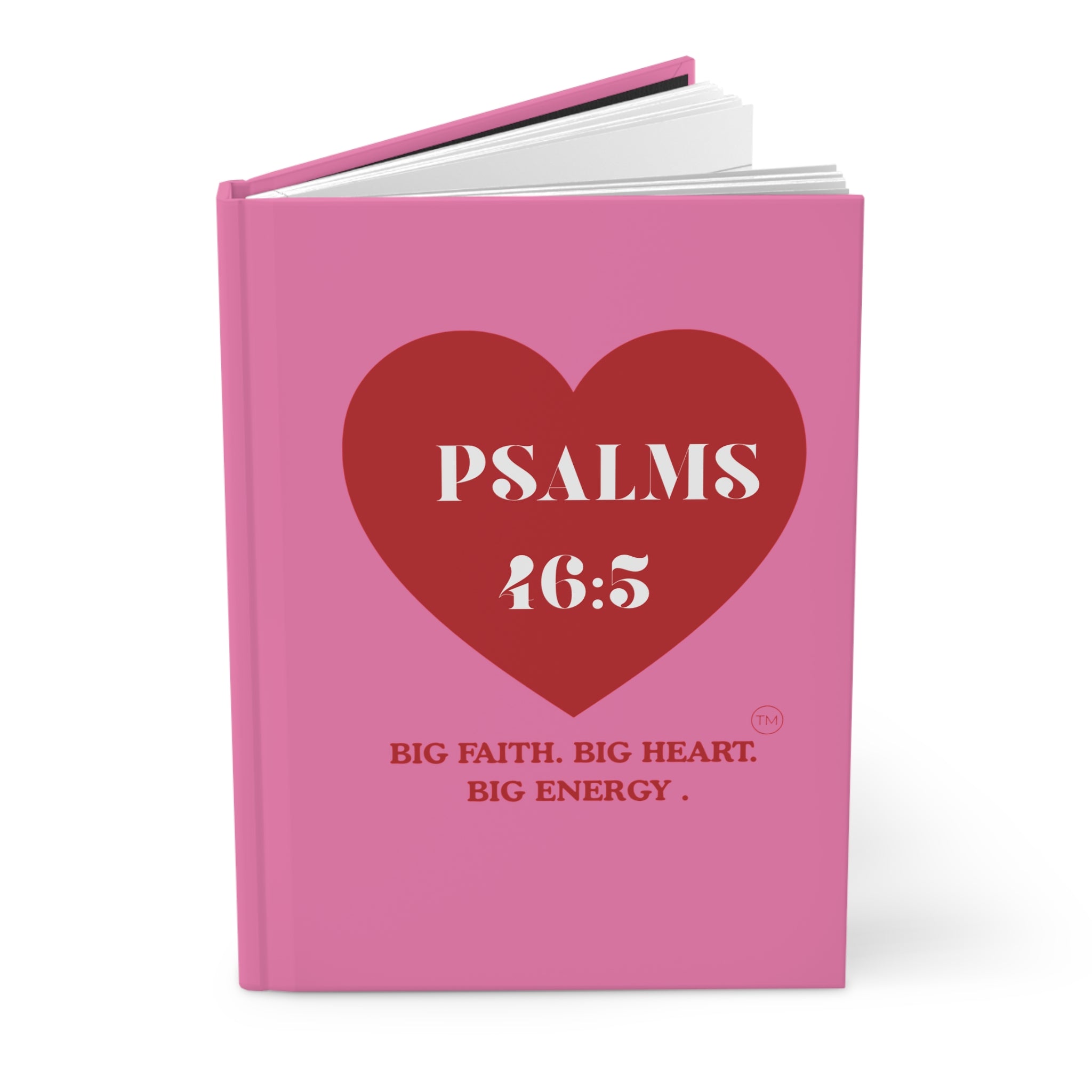 Journal — Psalm 46:5 "Big Faith. Big Heart. Big Mama." Hardcover Matte