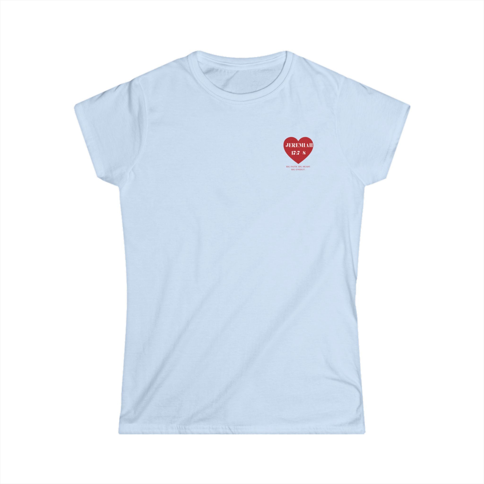 Women's Tee - Jeremiah 17:7-8 Chest Print, Cute Graphic
