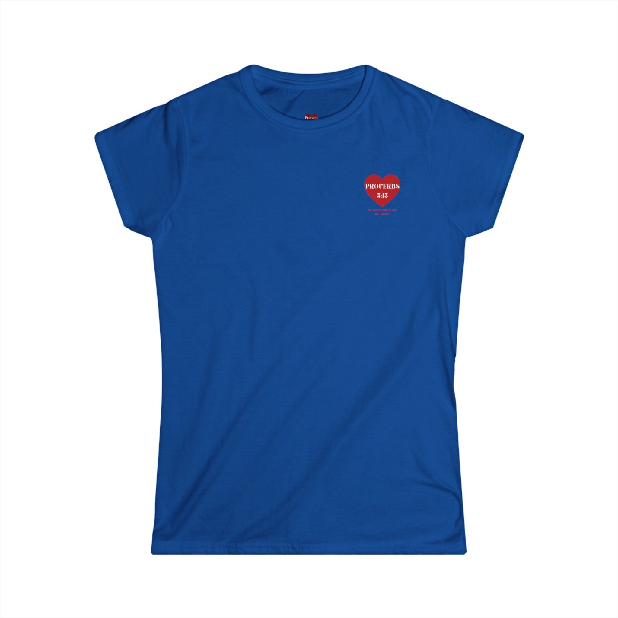 Women’s Tee — Heart 'Proverbs 3:15' Faith Graphic