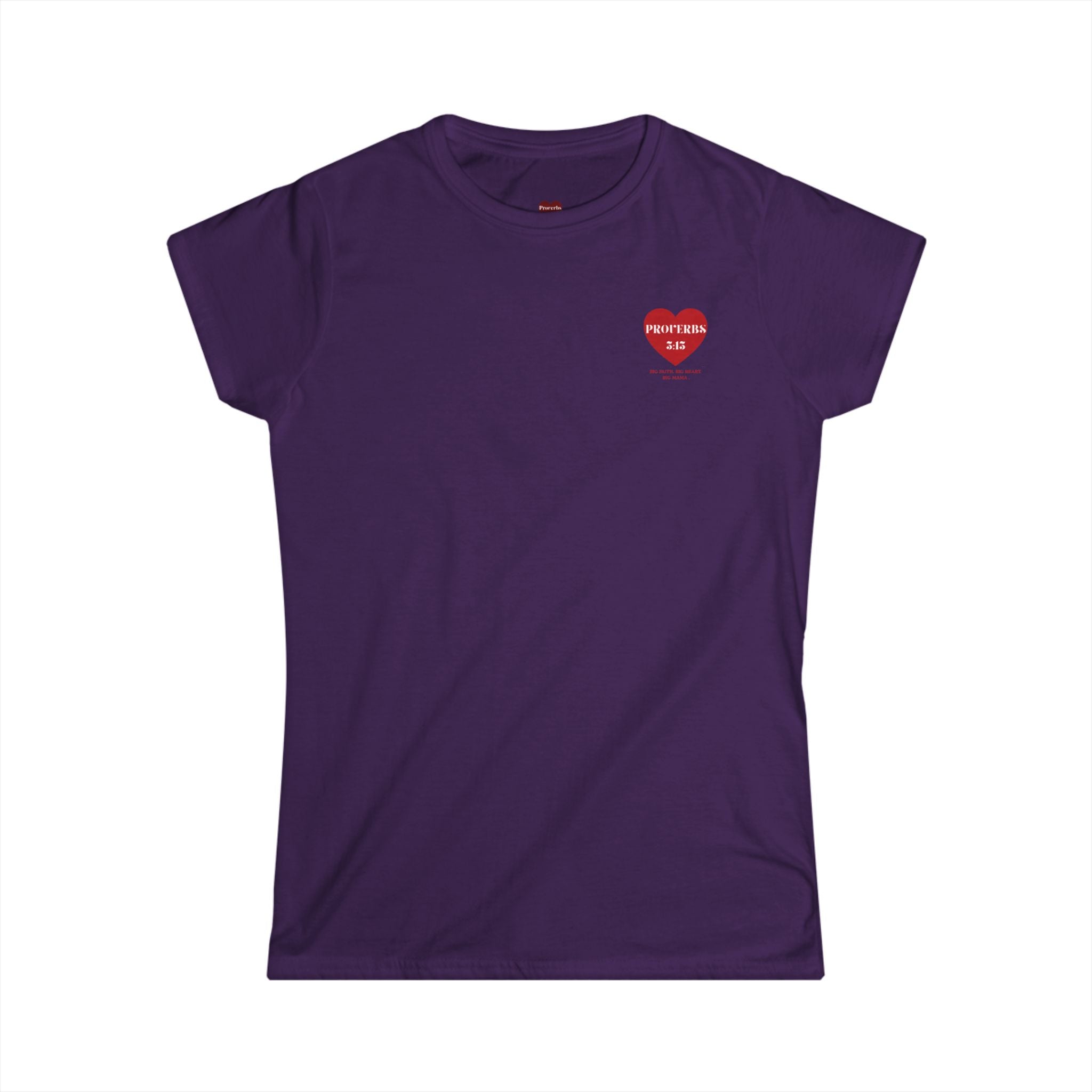 Women’s Tee — Heart 'Proverbs 3:15' Faith Graphic