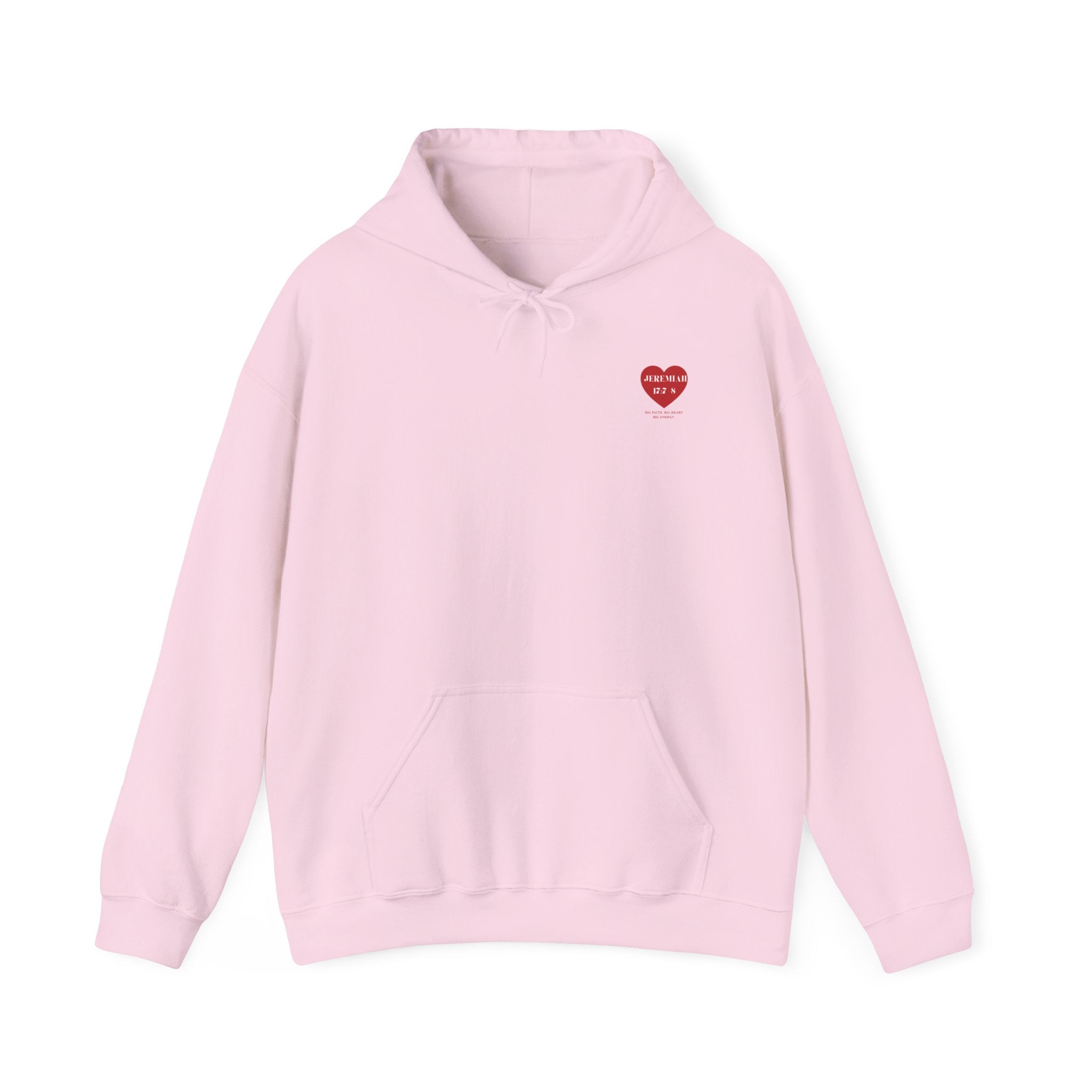Jeremiah 17:7-8 Heart Hoodie – Christian Faith Inspirational Pullover