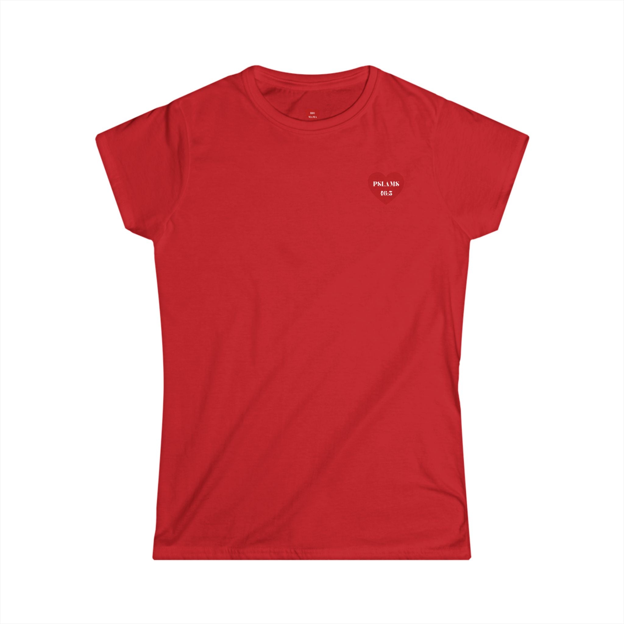 Psalm 46:5 Heart Tee — Christian Scripture Womens T-Shirt