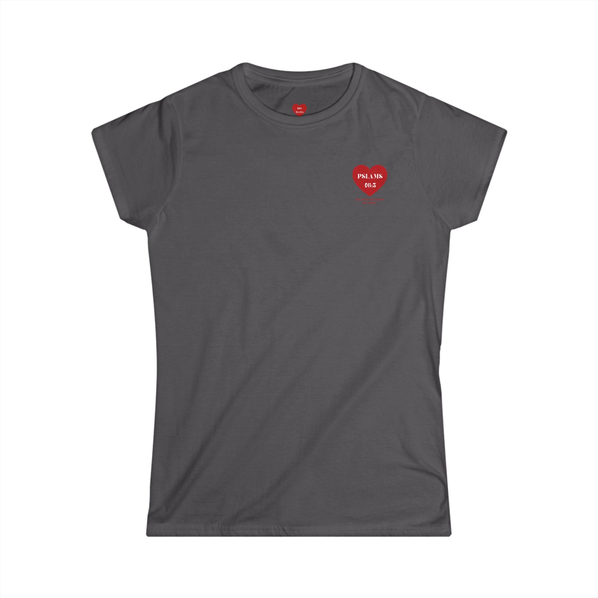Psalm 46:5 Heart Tee — Christian Scripture Womens T-Shirt