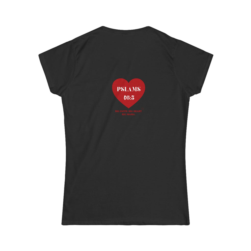 Psalm 46:5 Heart Tee — Christian Scripture Womens T-Shirt