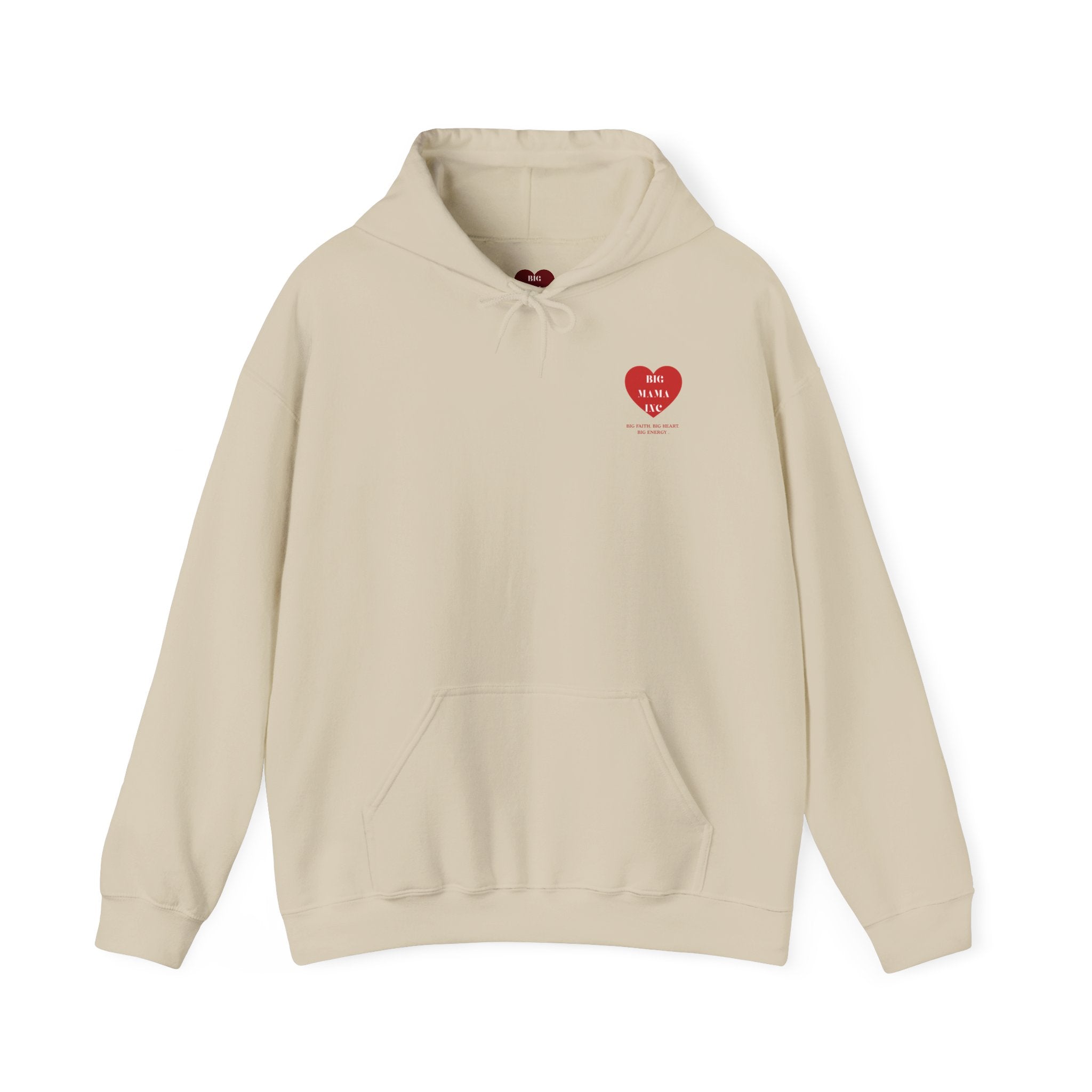 Big Mama Love Hooded Sweatshirt – Cozy Unisex Design for Everyday Comfort