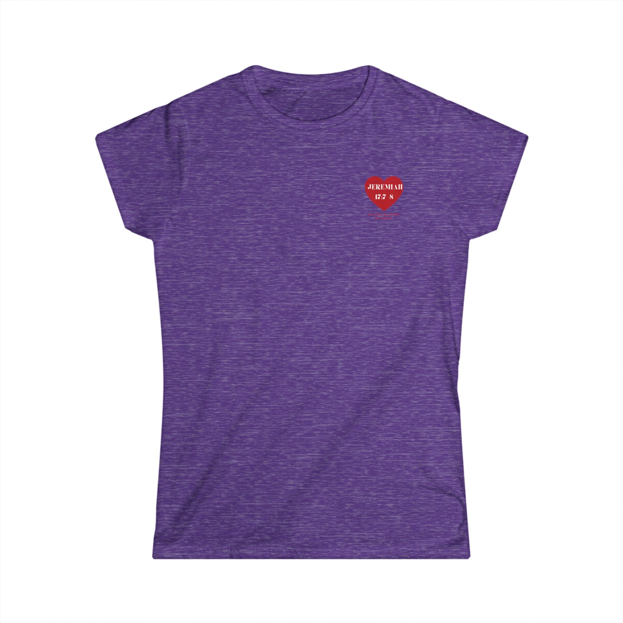 Women's Tee - Jeremiah 17:7-8 Chest Print, Cute Graphic