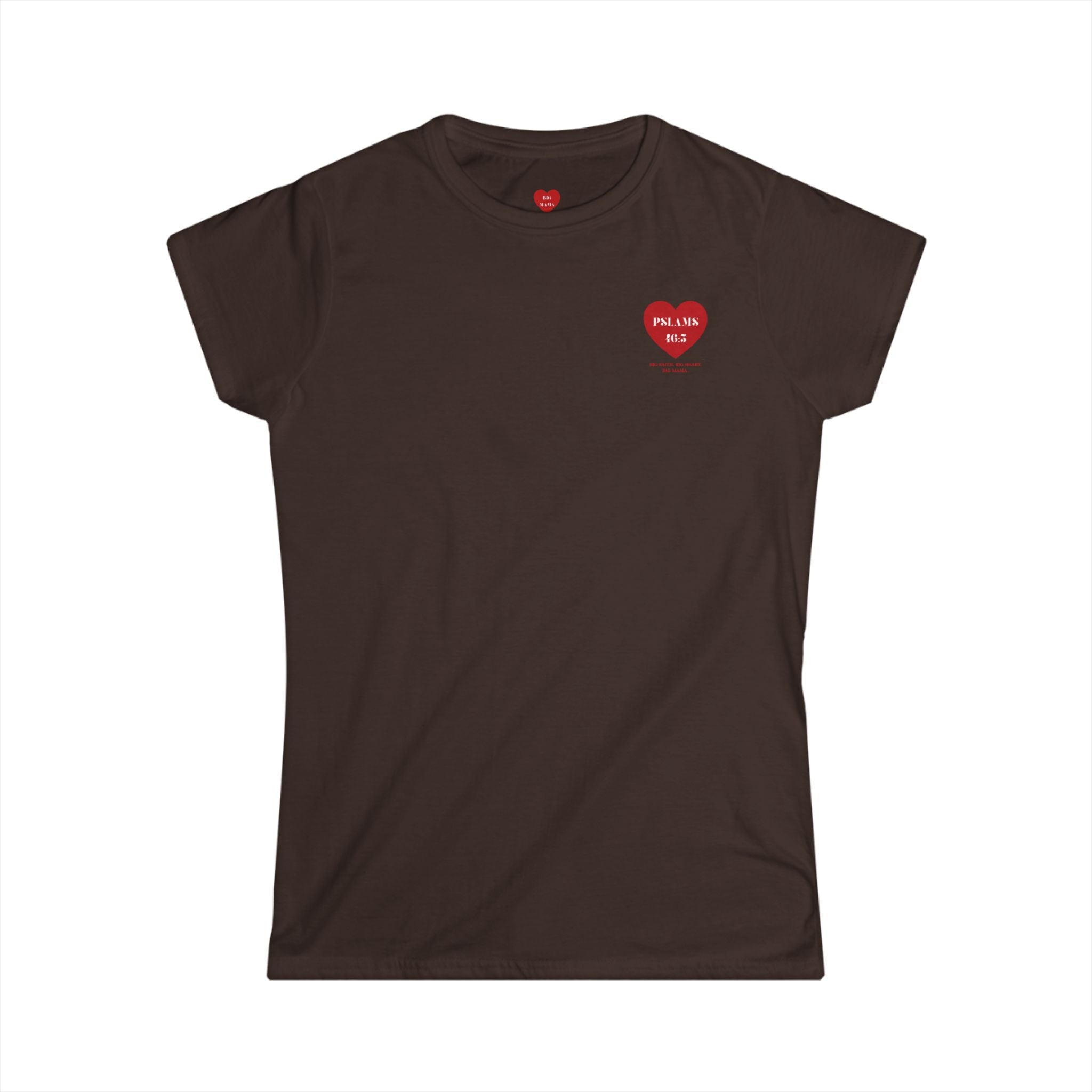 Psalm 46:5 Heart Tee — Christian Scripture Womens T-Shirt