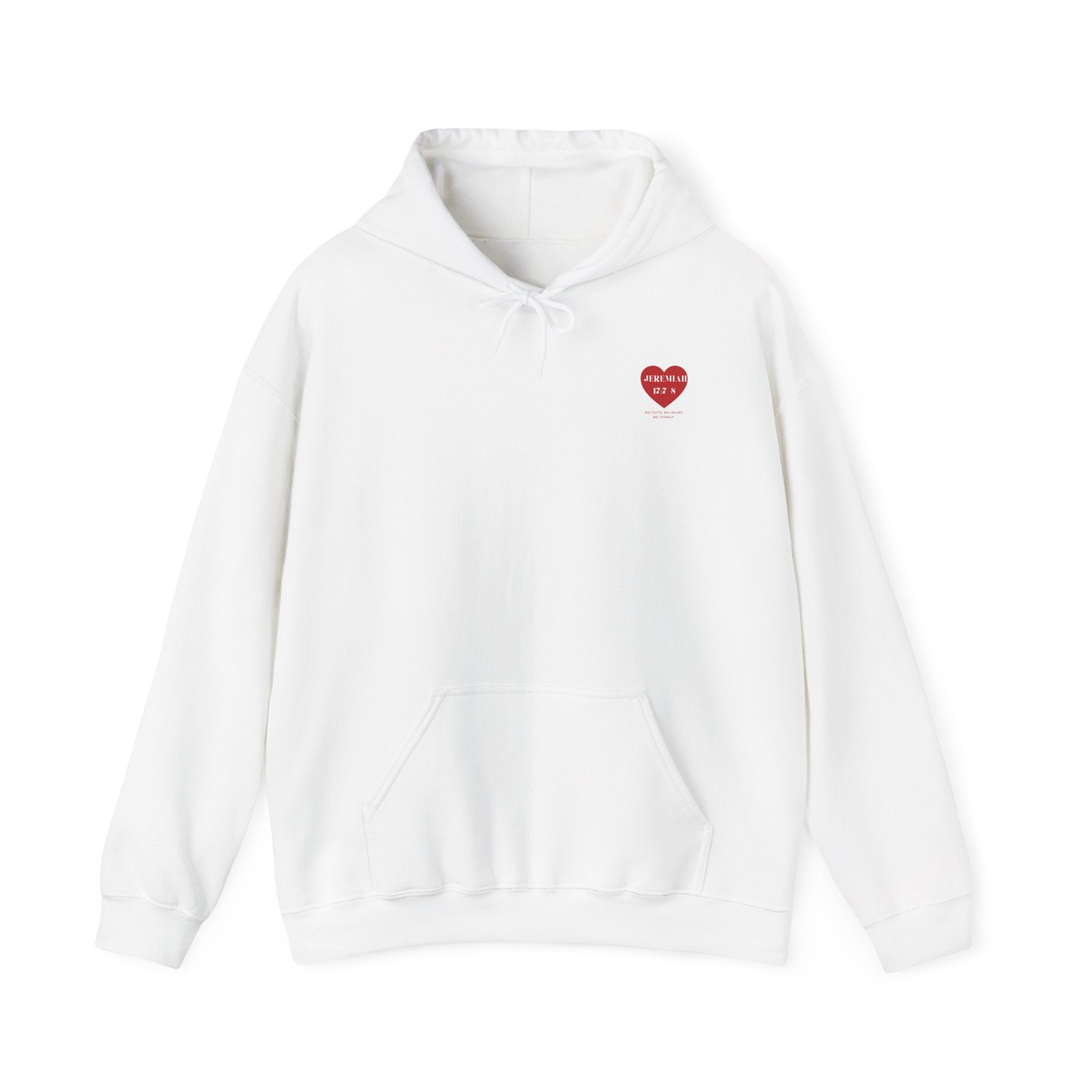 Jeremiah 17:7-8 Heart Hoodie – Christian Faith Inspirational Pullover