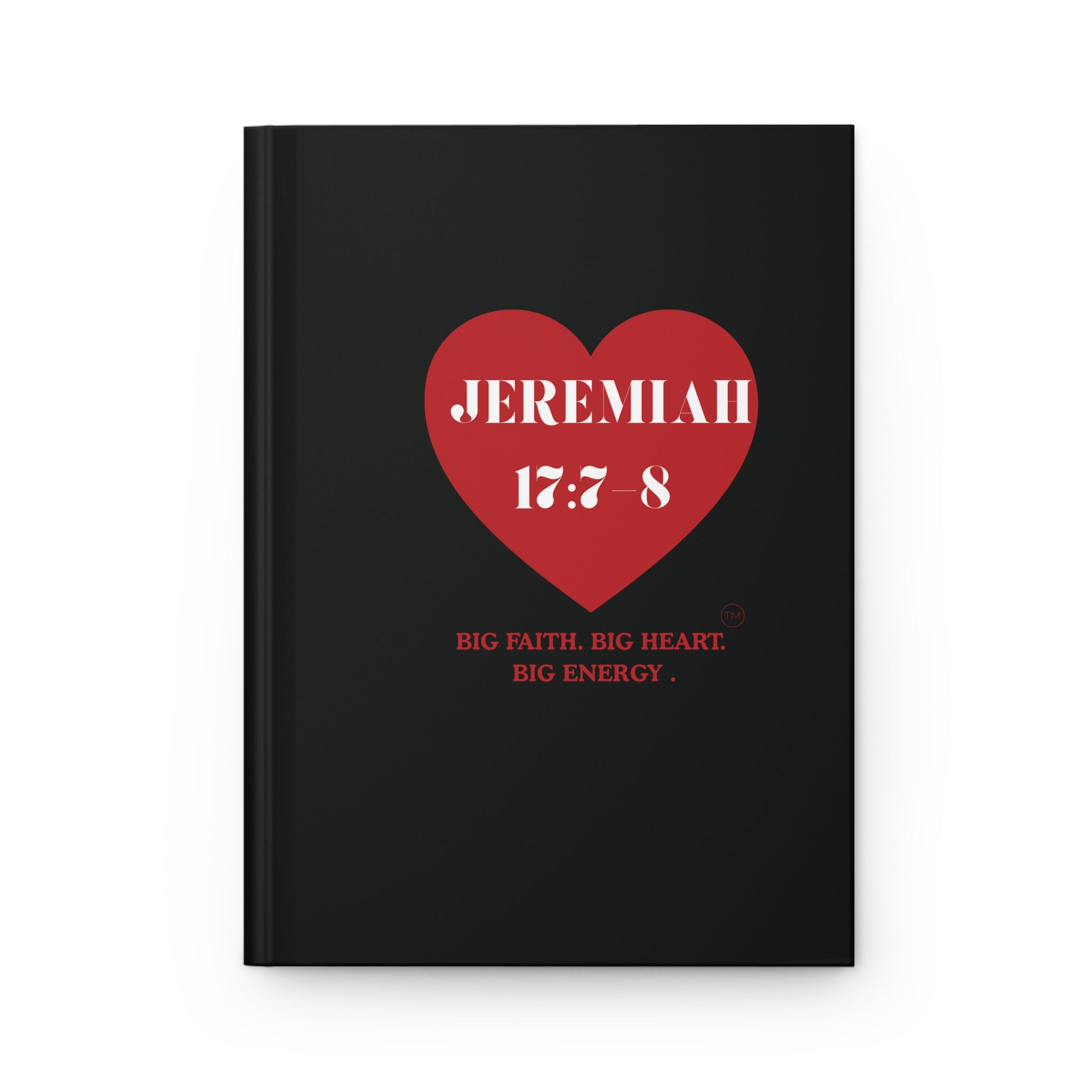 Jeremiah 17:7-8 Hardcover Journal — Faith & Hope Matte Notebook