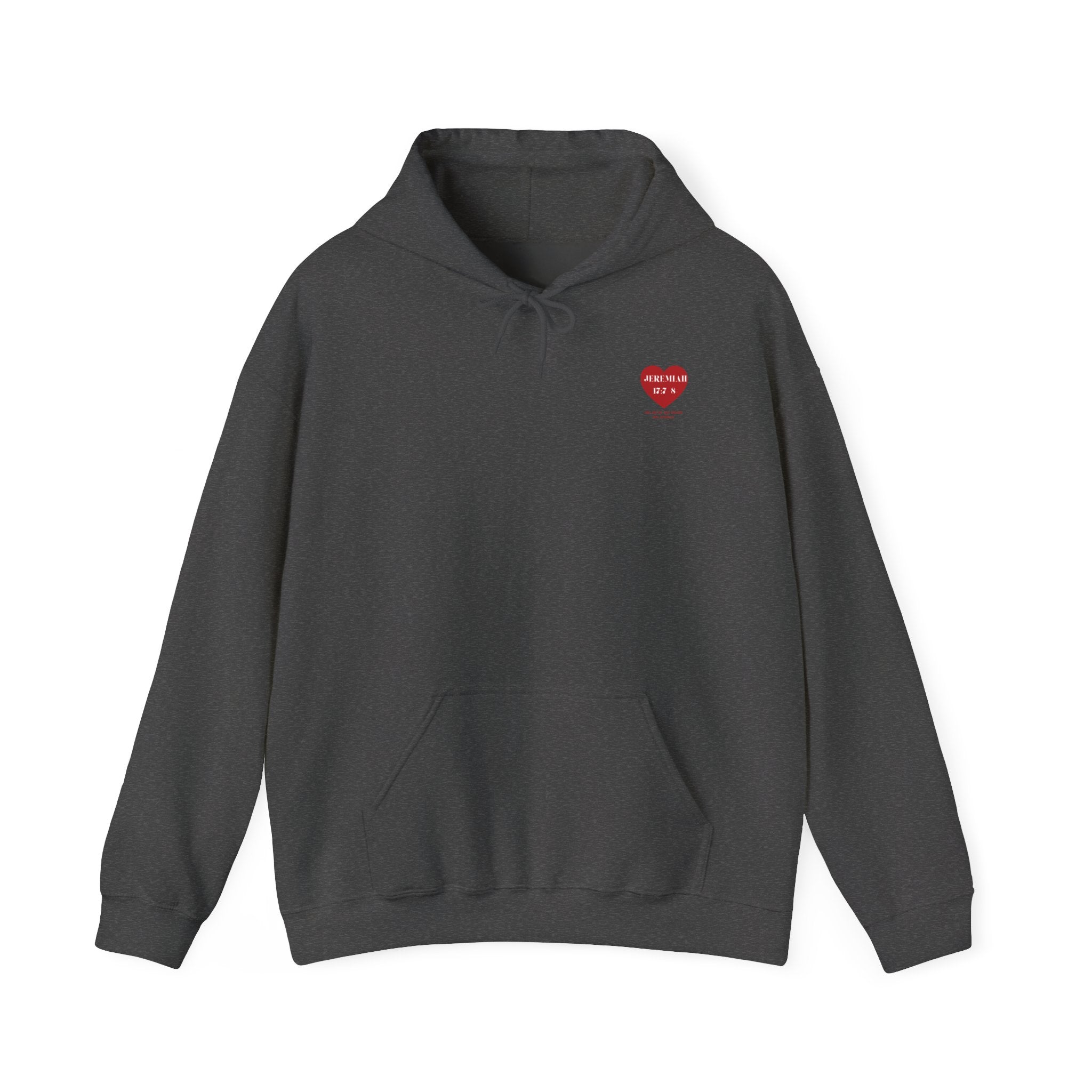Jeremiah 17:7-8 Heart Hoodie – Christian Faith Inspirational Pullover