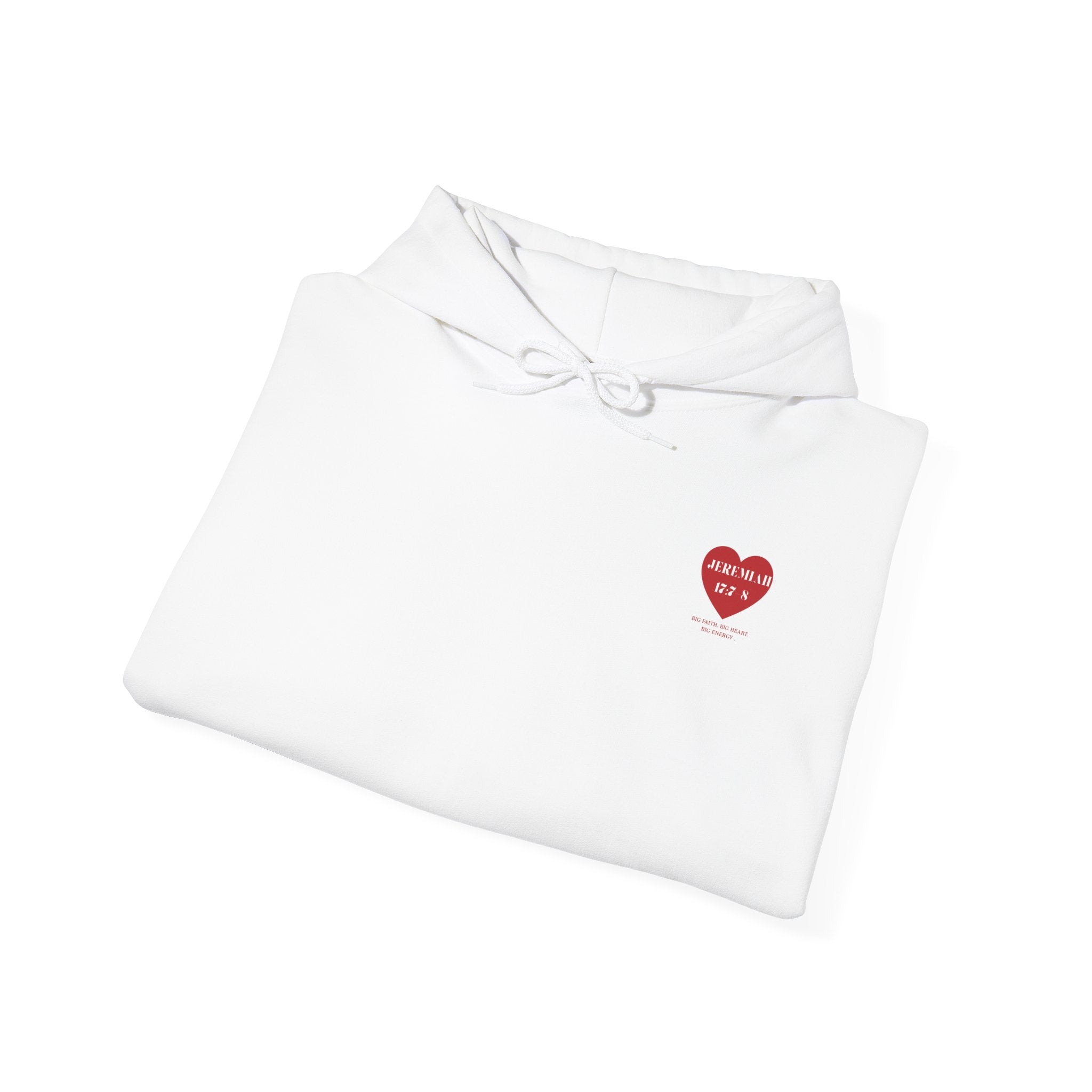 Jeremiah 17:7-8 Heart Hoodie – Christian Faith Inspirational Pullover
