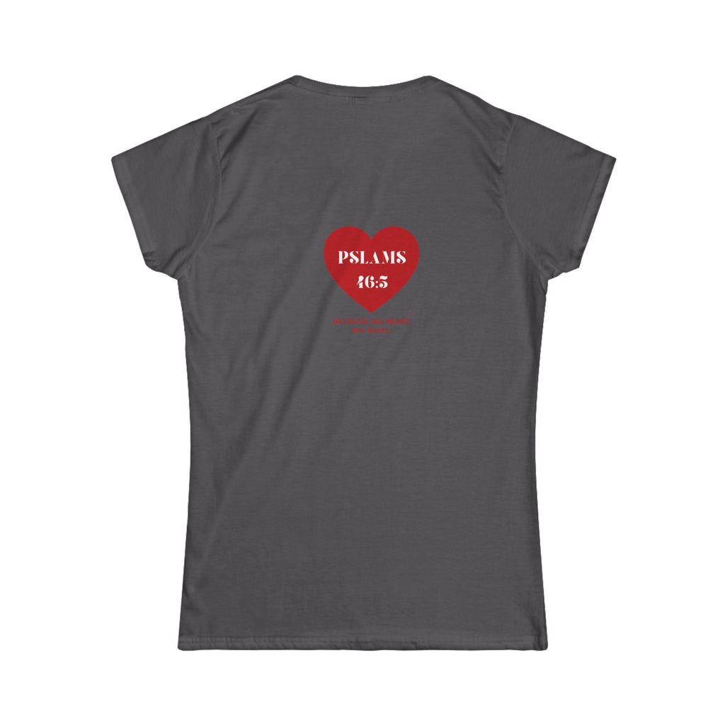 Psalm 46:5 Heart Tee — Christian Scripture Womens T-Shirt