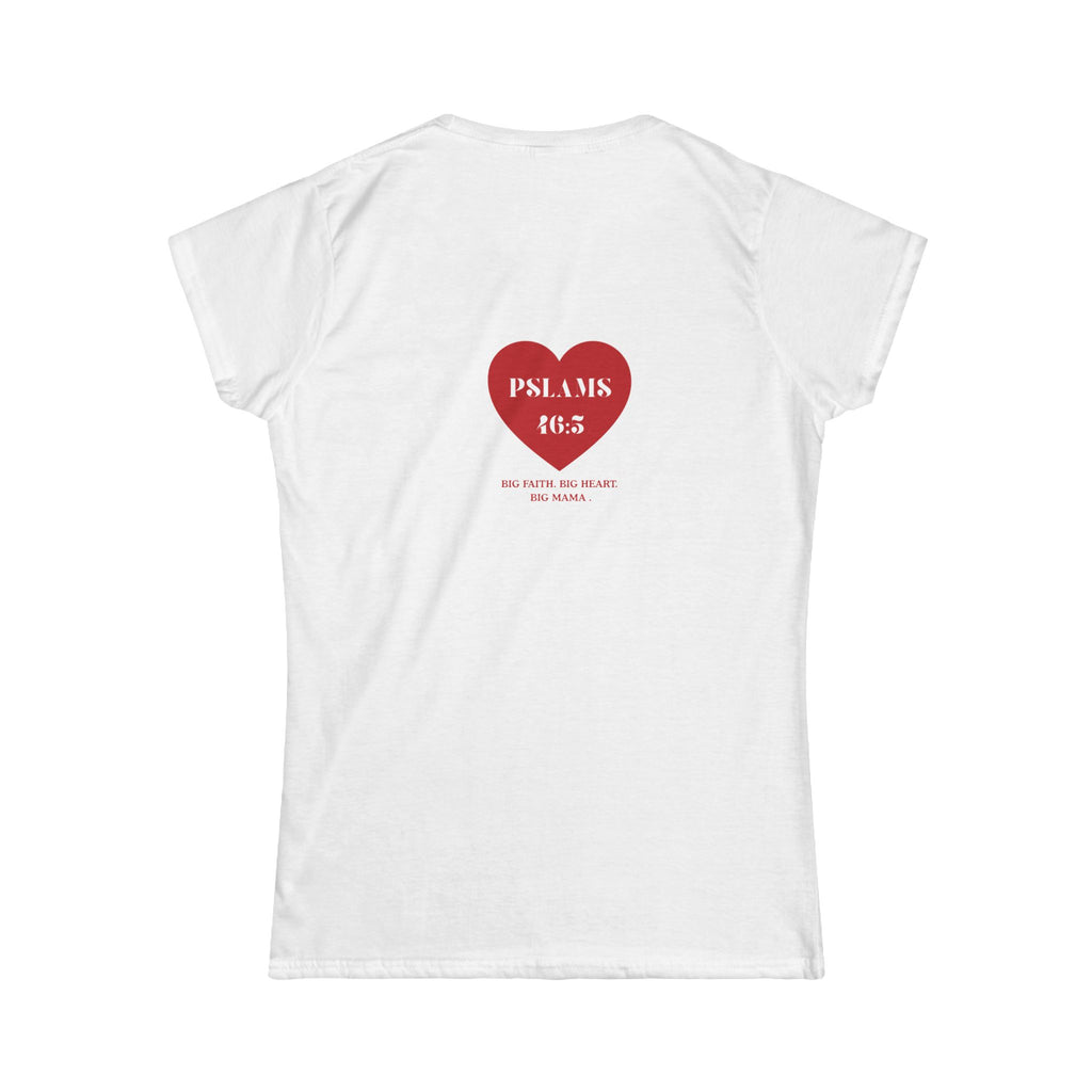 Psalm 46:5 Heart Tee — Christian Scripture Womens T-Shirt