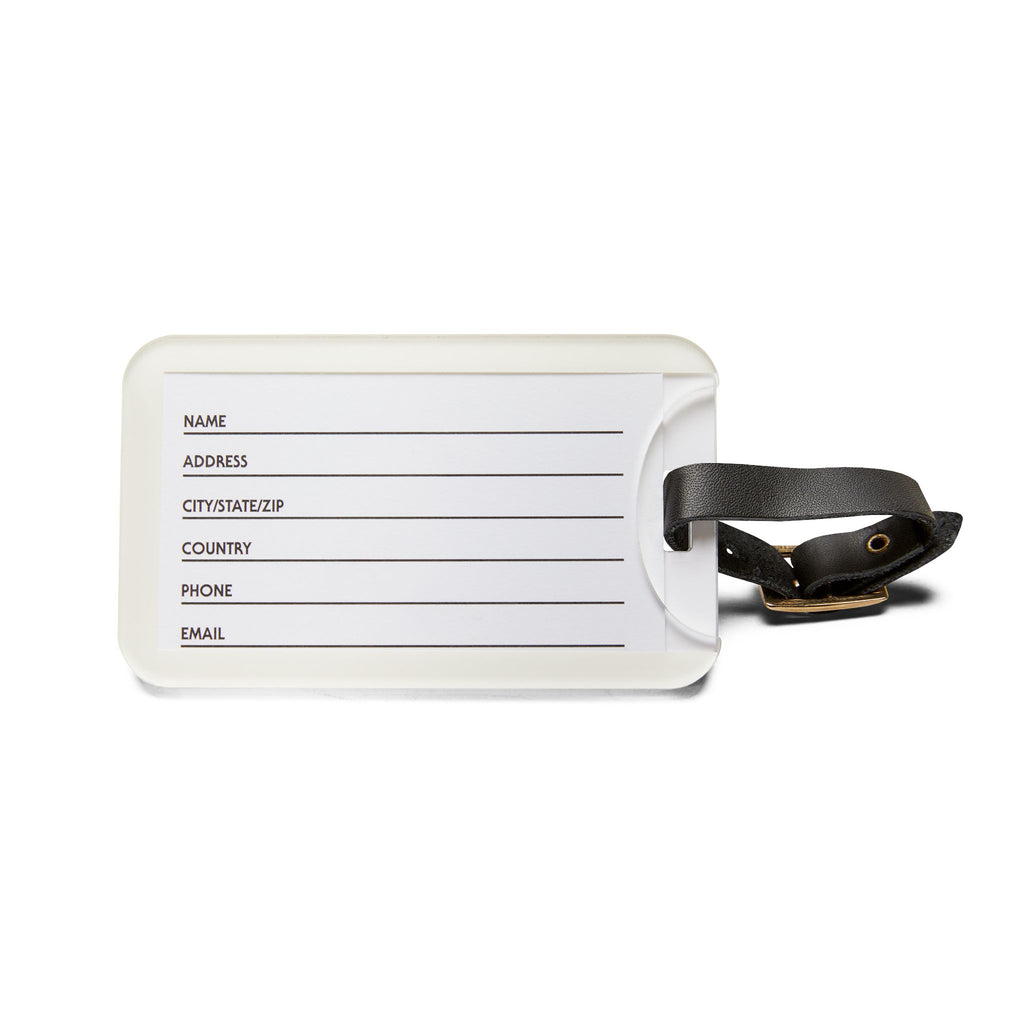 Christian Luggage Tag — 2 Timothy 1:7 Heart Design